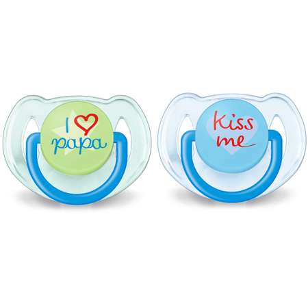 Пустышка Philips Avent ортодонтическая от 6 мес. 2 шт.