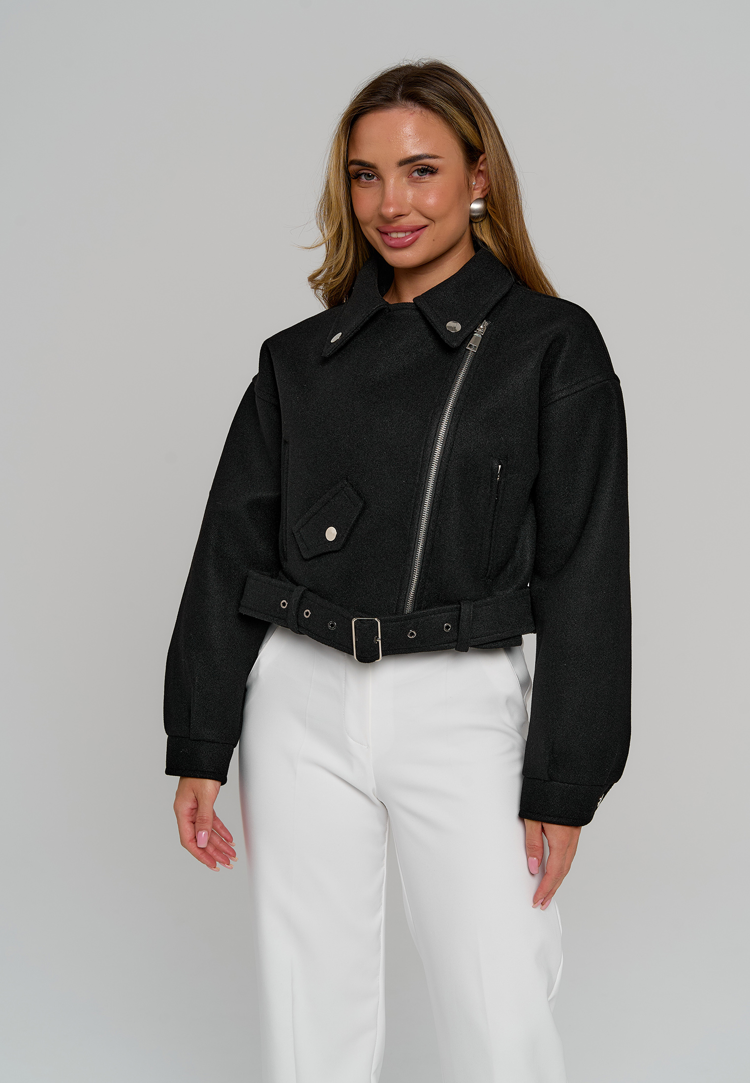 Косуха Stylish AMADEO AJ-8501-черный - фото 1