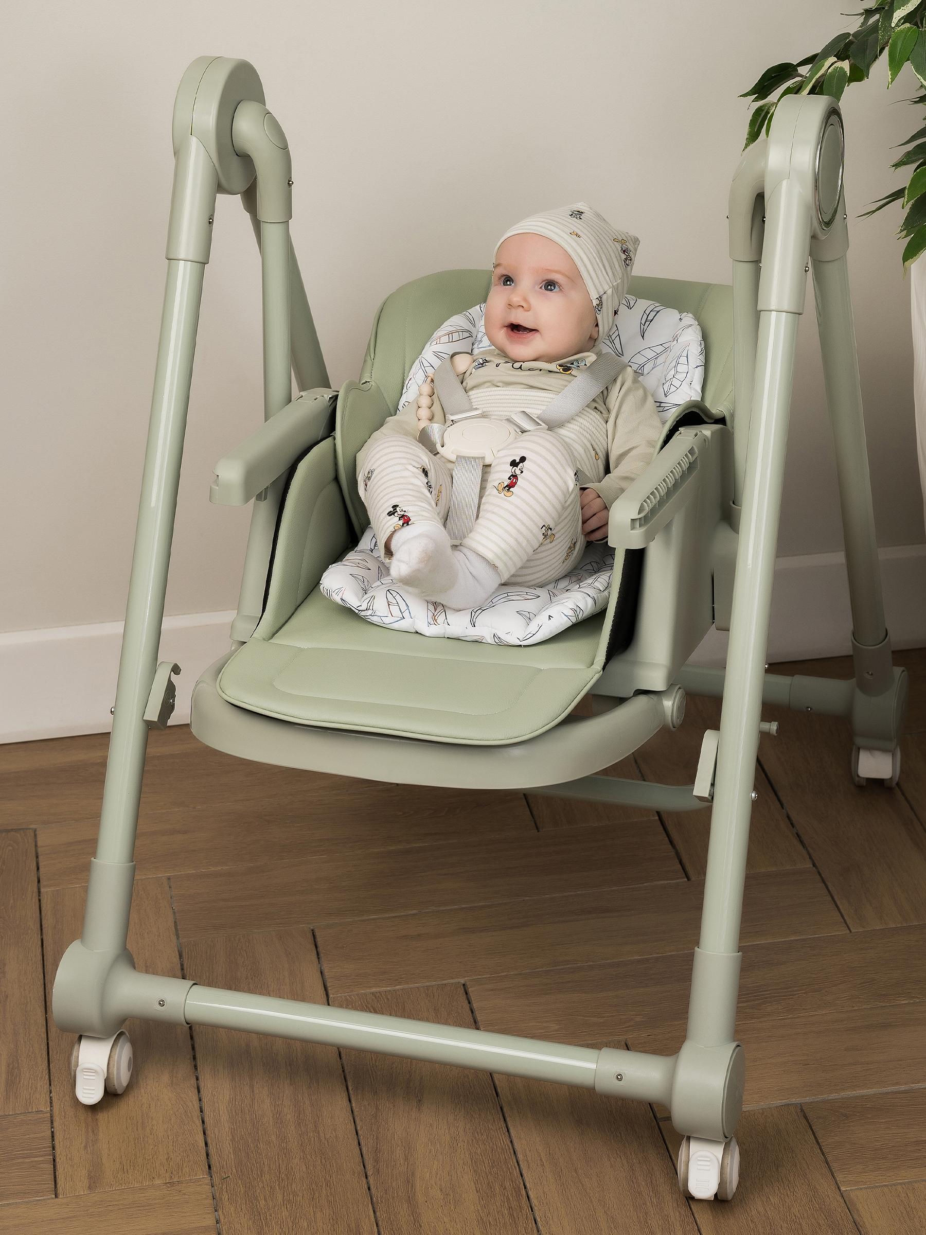 Стульчик для кормления JOVOLA OSCAR зеленый - фото 14