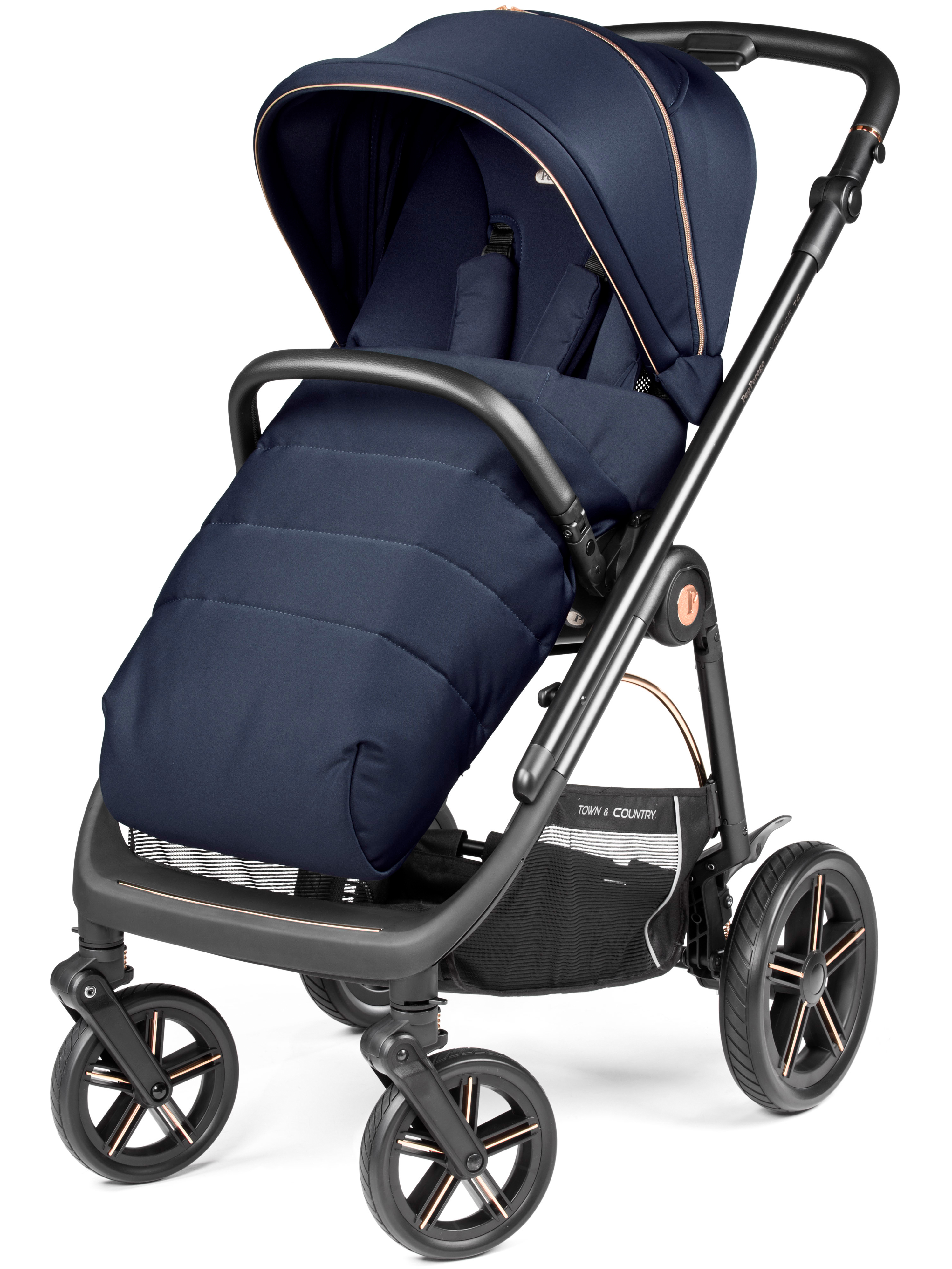 Коляска прогулочная Peg-Perego Veloce TC синий - фото 1