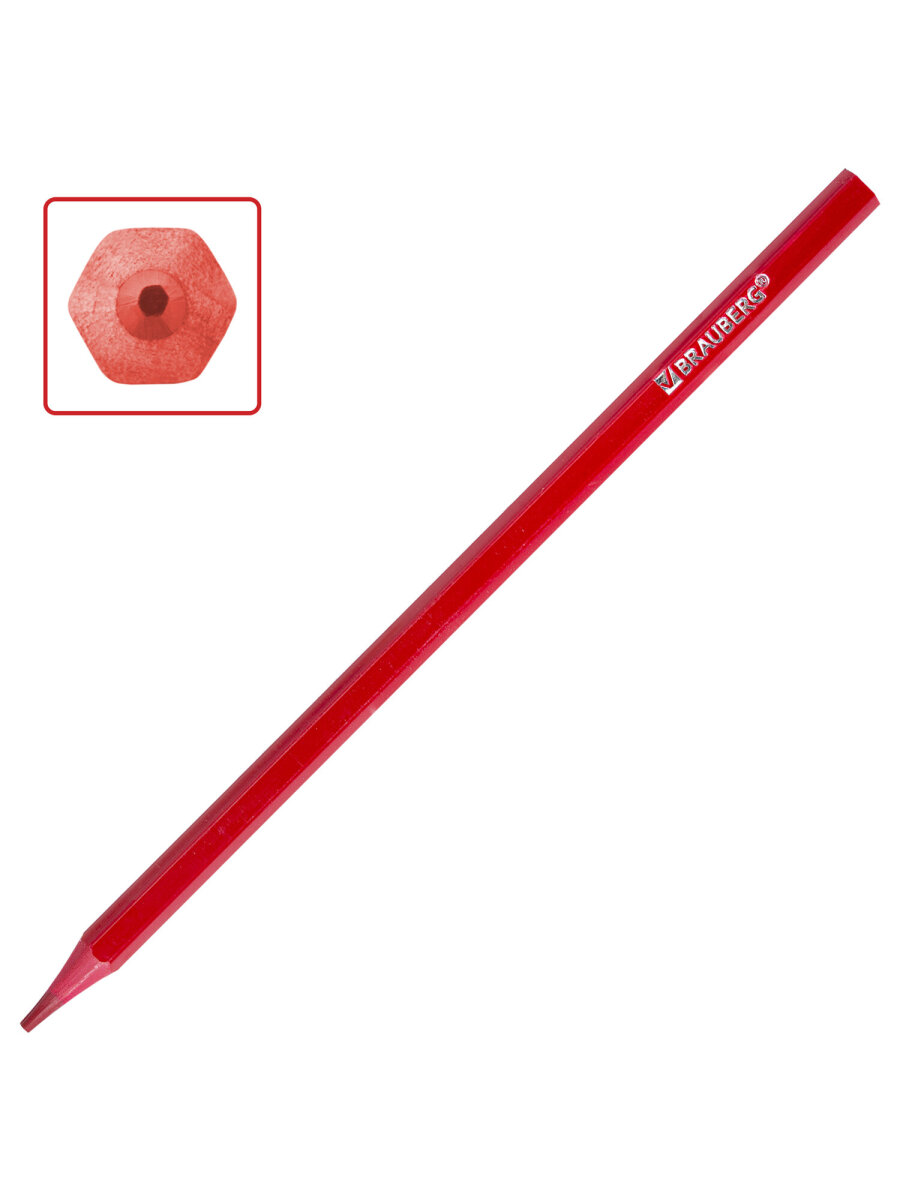 Карандаши цветные Brauberg 12 шт. - фото 5