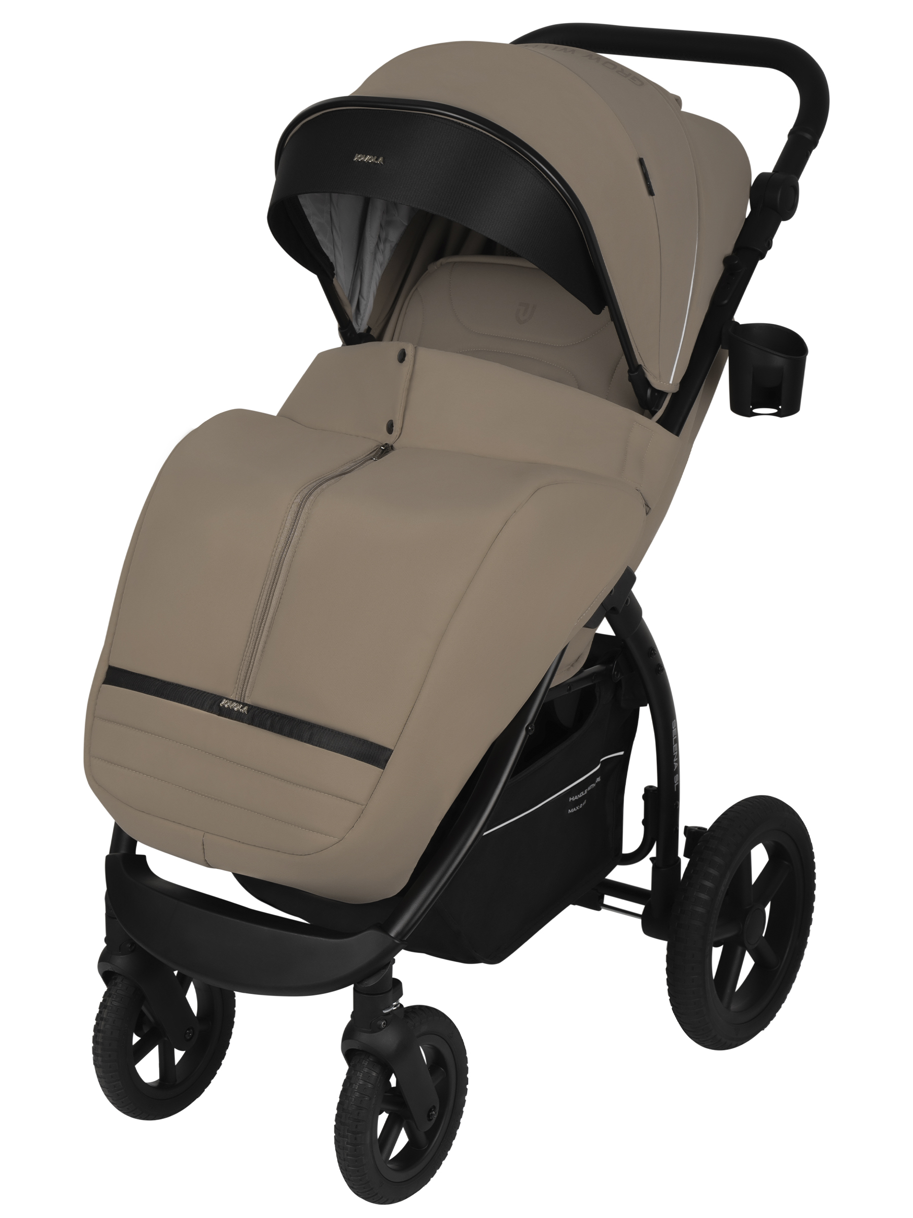 Коляска прогулочная JOVOLA Selena SL, бежевый - фото 2