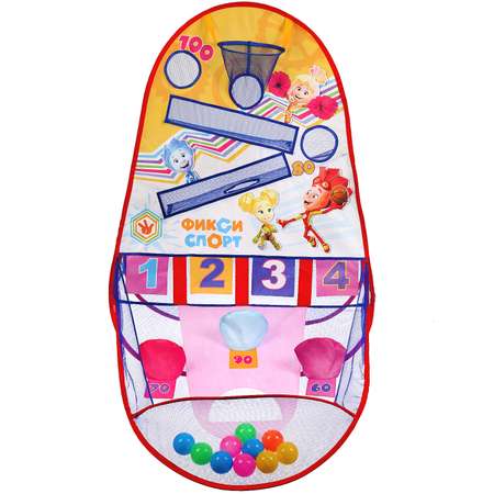 Игровой комплекс Играем вместе Фиксики 10 мячей в комплекте в сумке 270593
