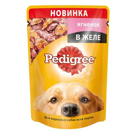 Корм для собак Pedigree желе с ягненком пауч 100г