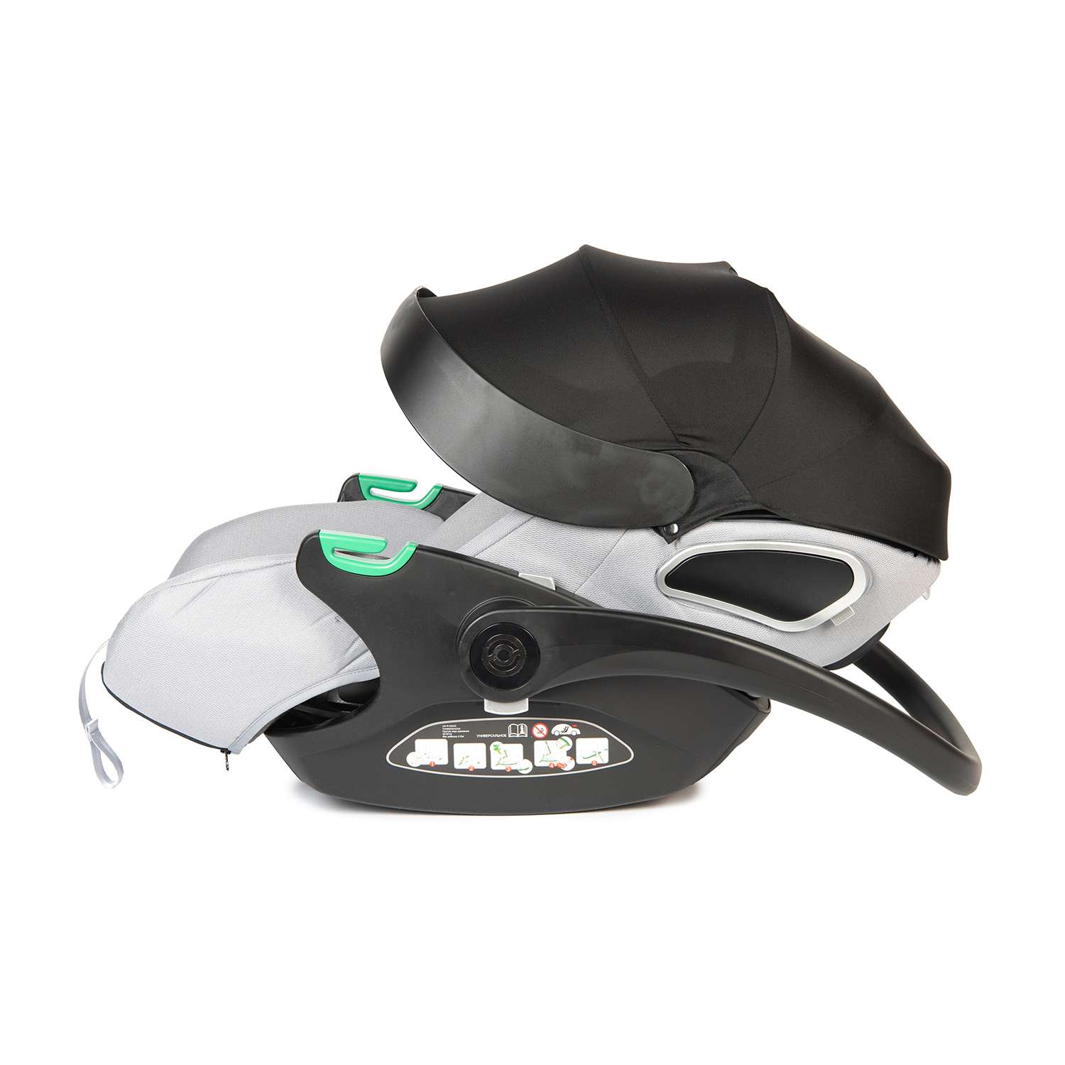 Автокресло Olsson B-Safe Grey 0+/1 (0-18 кг) серый - фото 12