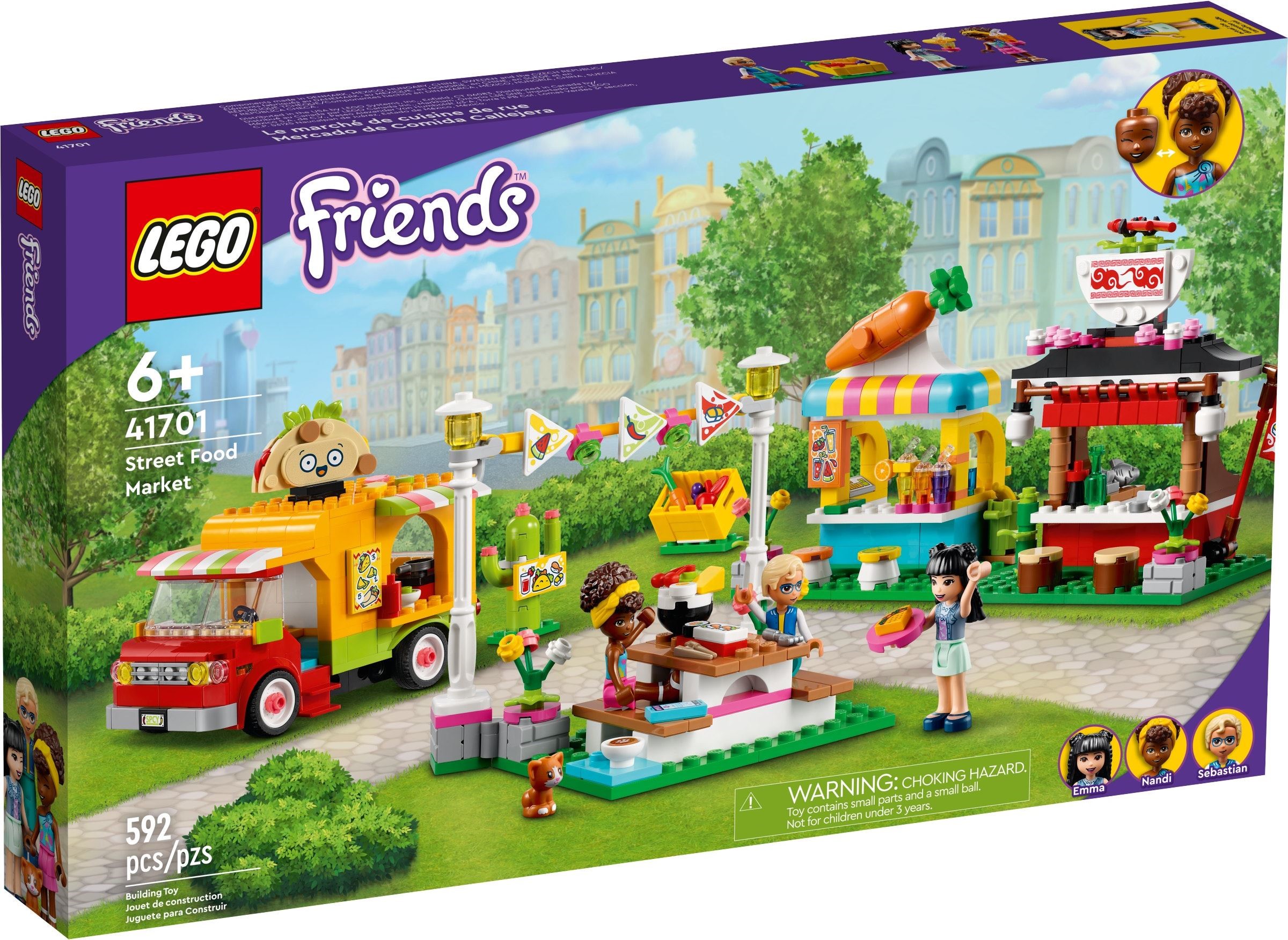Изображение товара Конструктор LEGO Friends Рынок уличной еды 336 дет. Новинка 2021 Изображение товара Конструктор LEGO Friends Рынок уличной еды 336 дет. Новинка 2021
