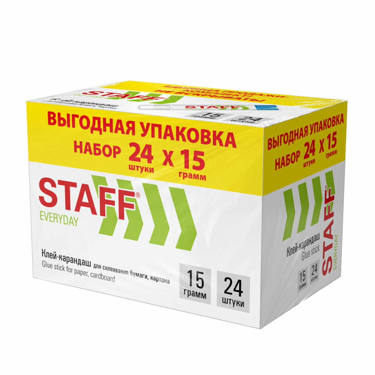 Клей-карандаш Staff 24 шт. - фото 2