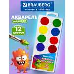 Краски акварель Brauberg 12 цв.