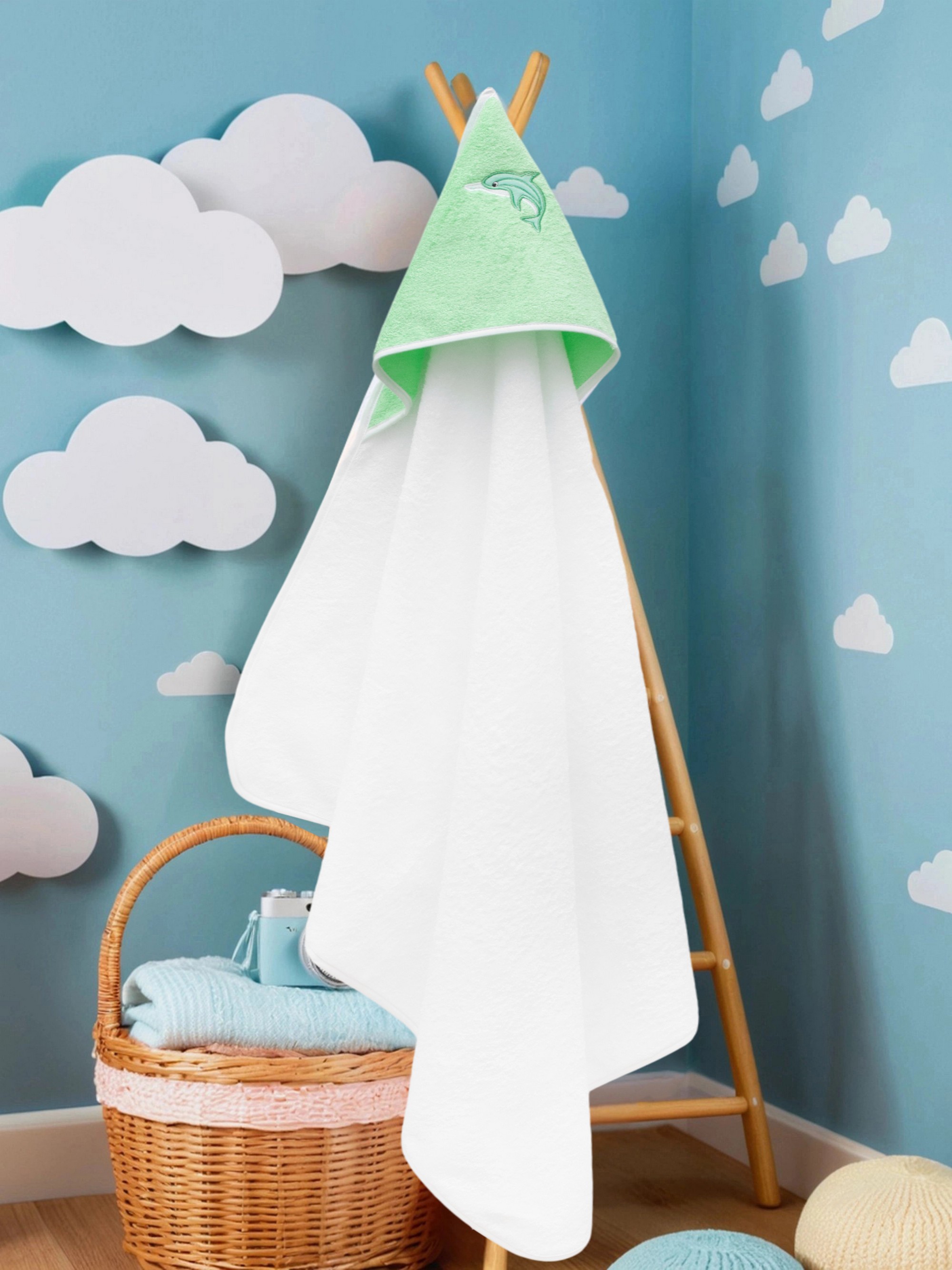 Полотенце уголок Wellness Малыш-00/53_Д 80 x 100 см 1 шт. - фото 1