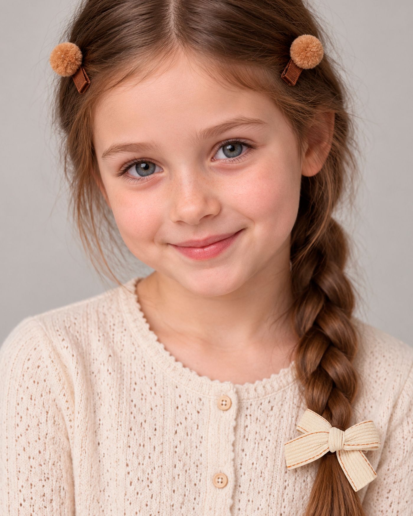 Заколка Demi Star Brown 3 шт. - фото 2