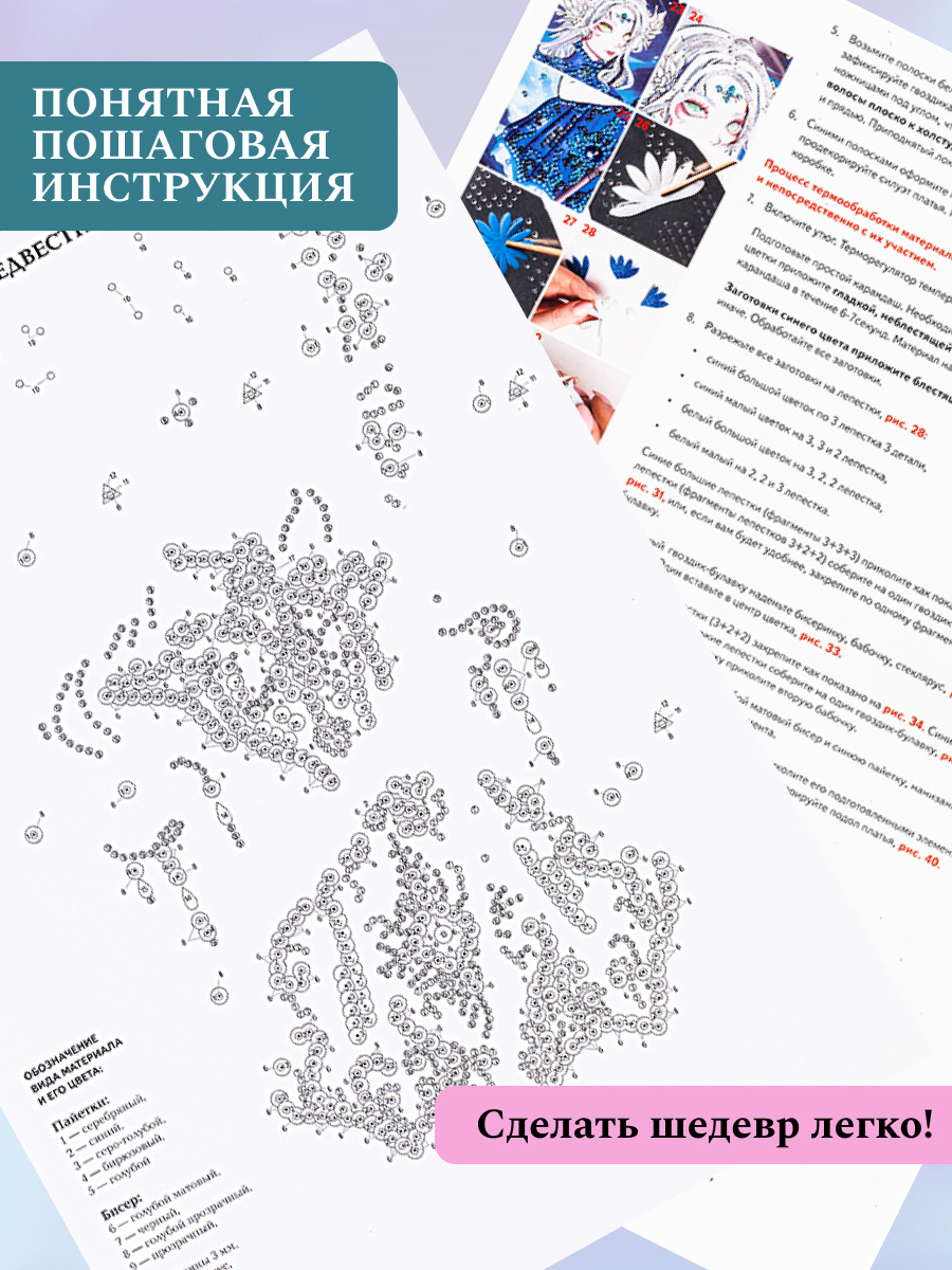 Картина из страз Волшебная мастерская Предвестница аниме - фото 8