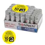 Батарейки алкалиновые Sonnen АА щелочные пальчиковые LR6+LR03