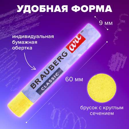 Пастель масляная Brauberg 24 шт.