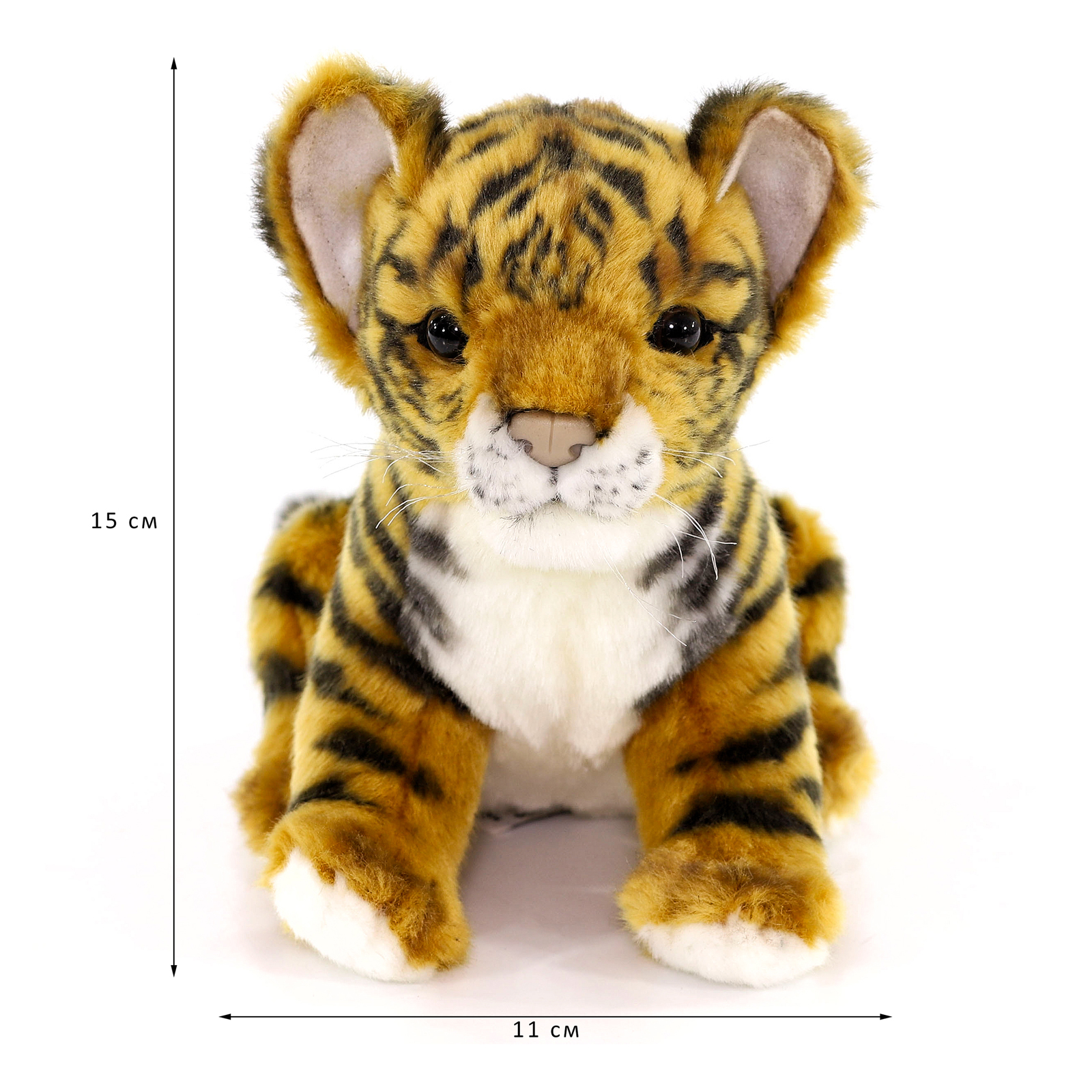 Игрушка мягкая HANSA тигр 11 см - фото 13
