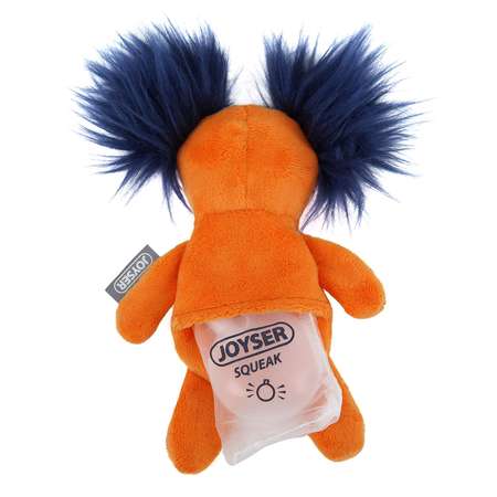 Игрушка для собак JOYSER Puppy Белка со сменной пищалкой S 15см Оранжевая