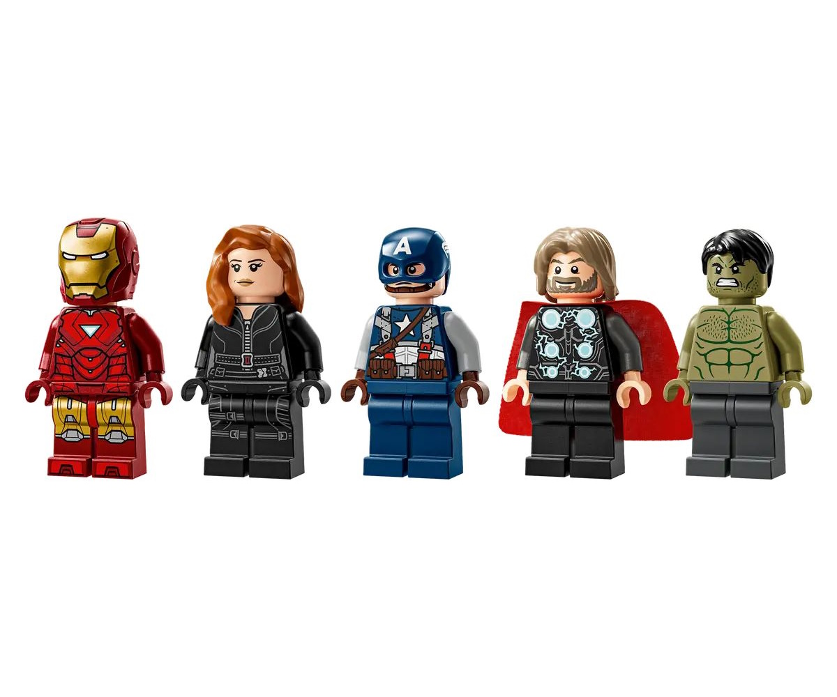 Конструктор LEGO Marvel Super Heroes Логотип и минифигурки 931 дет. - фото 6
