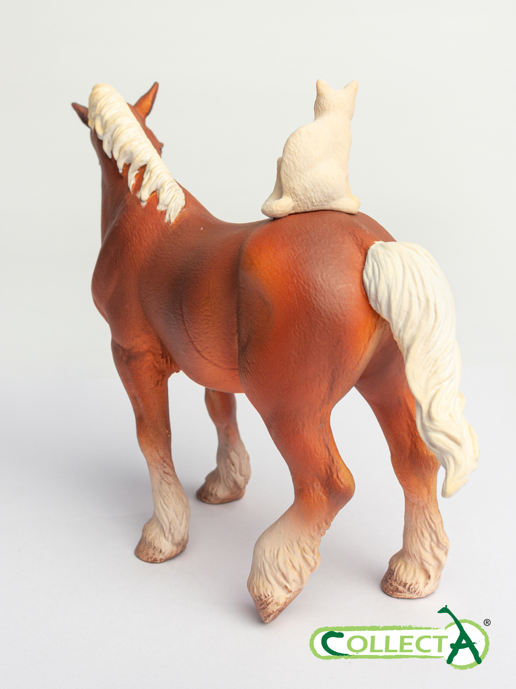 Фигурка Collecta Лошадь с кошкой - фото 8