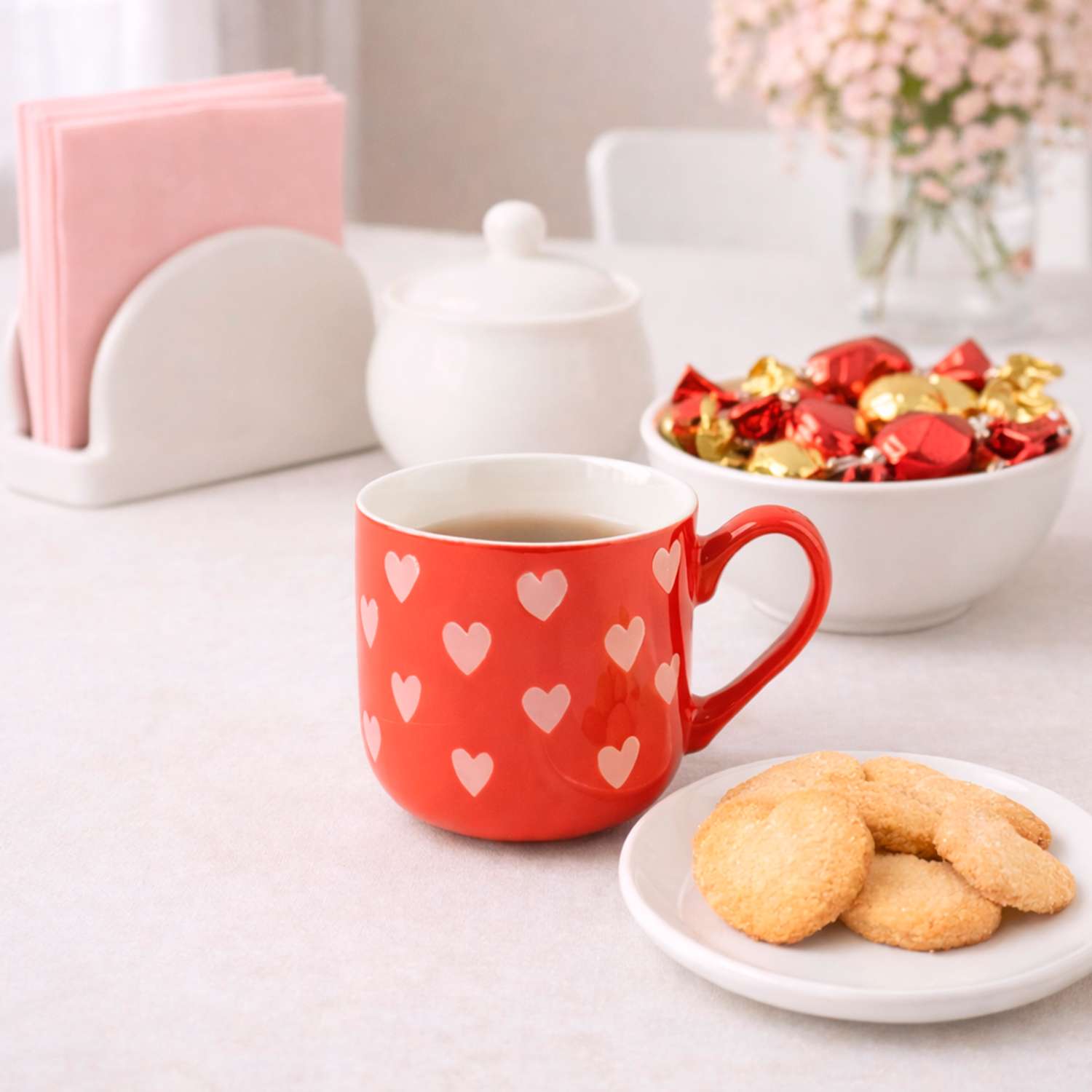 Кружка ё Сердечко красное 510мл - фото 1