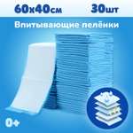 Пелёнки одноразовые KUNDER 40х60 см 30 шт.