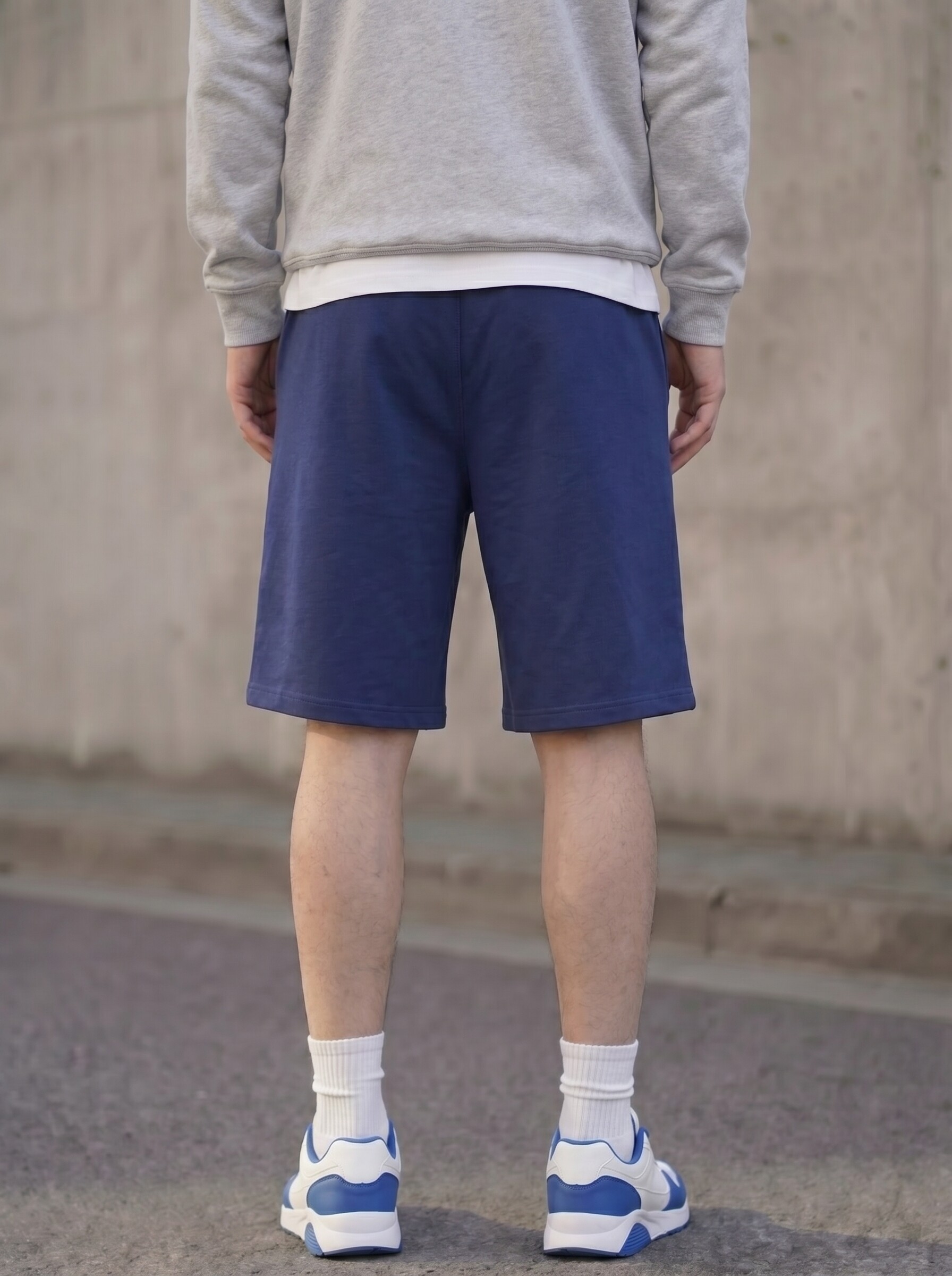 Шорты подростковые удлиненные Be Friends 0221_синий - фото 3
