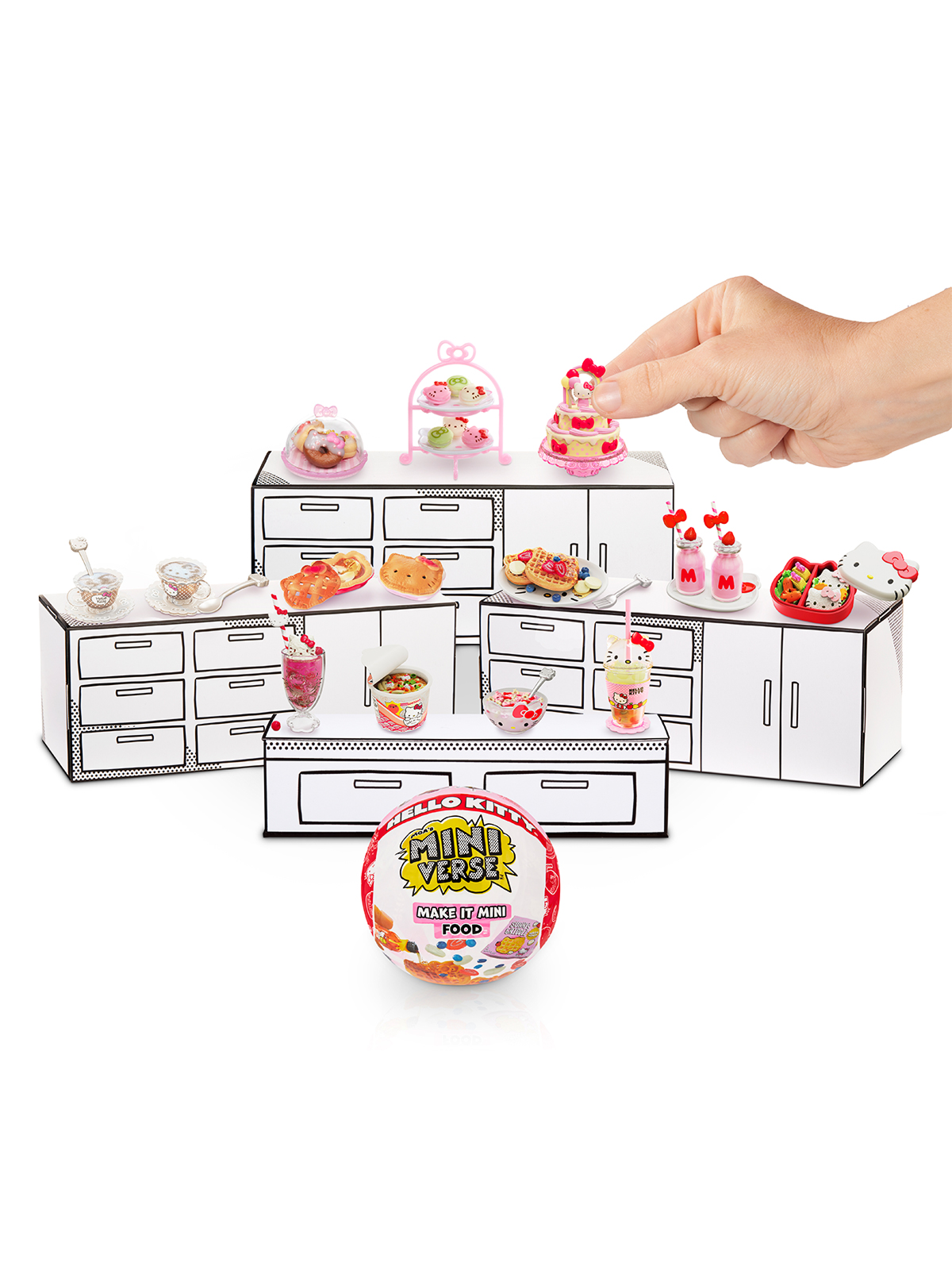 Игровой набор MGAs MiniVerse Hello Kitty мини-еда - фото 3