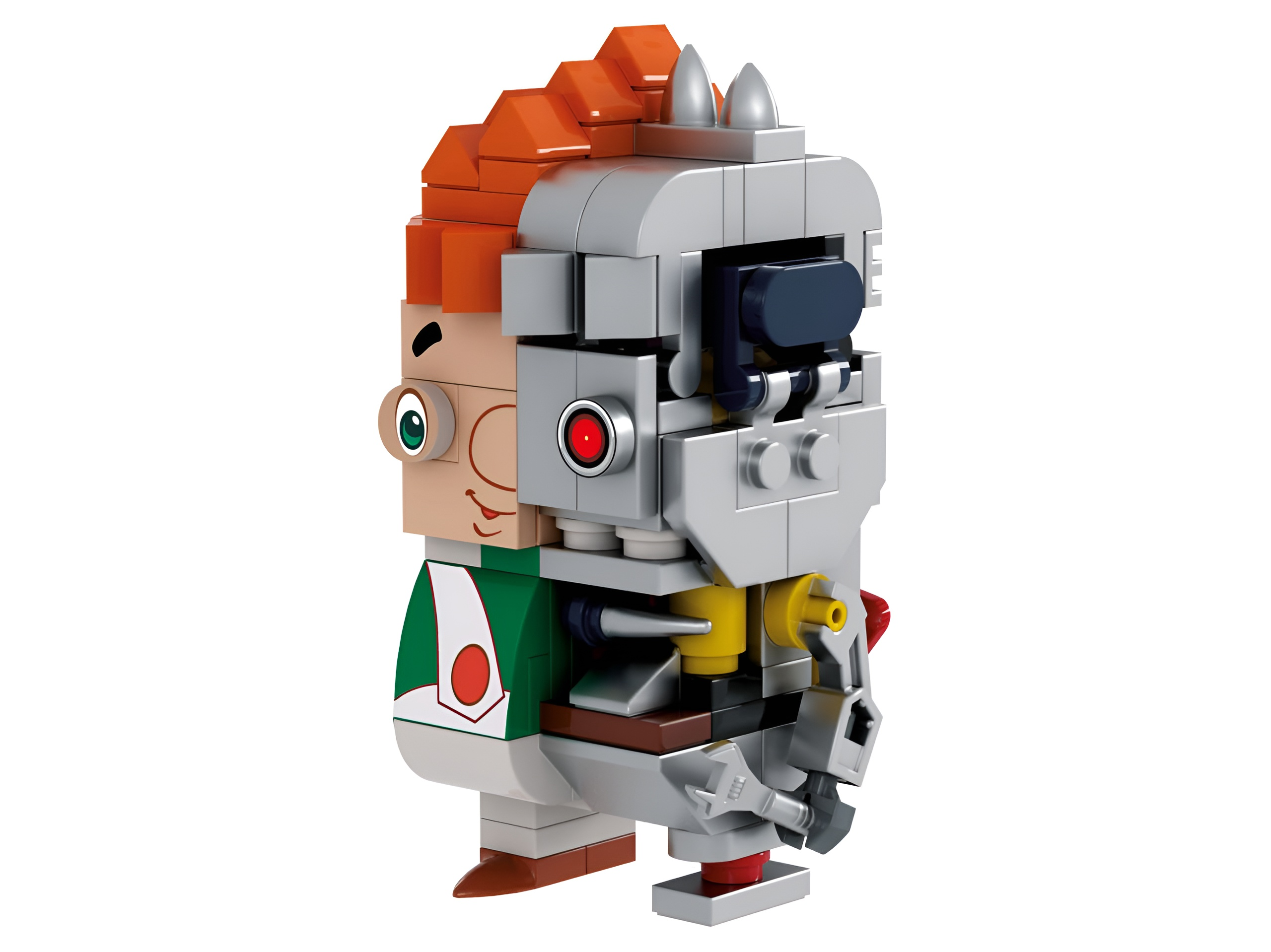 Конструктор brick labs Киборг: Карлсон из мини-блоков 142 дет. - фото 2