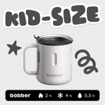 Термокружка 300 мл для напитков Bobber Mug серый