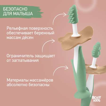 Зубная щетка тренажер ROXY-KIDS 2 шт.
