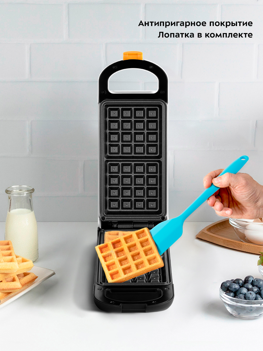 Вафельница для бельгийских вафель KITFORT КТ-1689 - фото 5