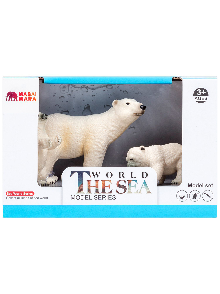 Игровой набор Masai Mara Белая медведица и медвежата - фото 8
