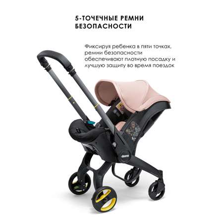 Автокресло Doona i, цвет: Blush Pink Isofix 0 (0 -13 кг)