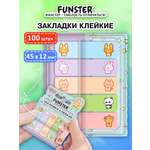 Стикер-закладка Funster Животные 100 шт.