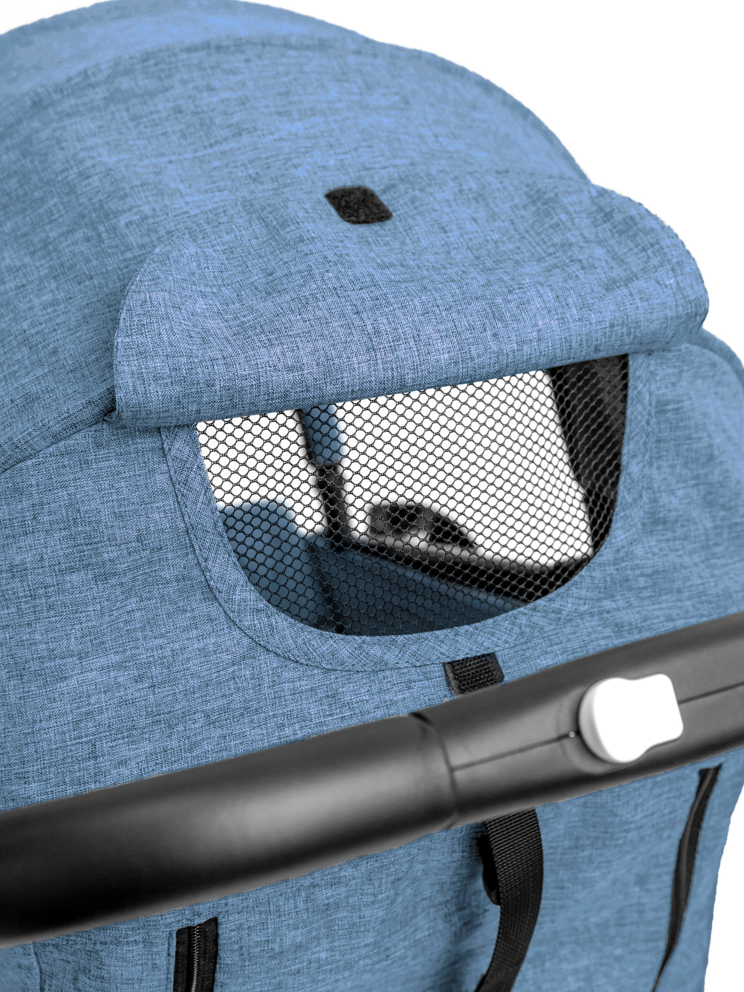 Коляска прогулочная Amarobaby Voyager синий - фото 20