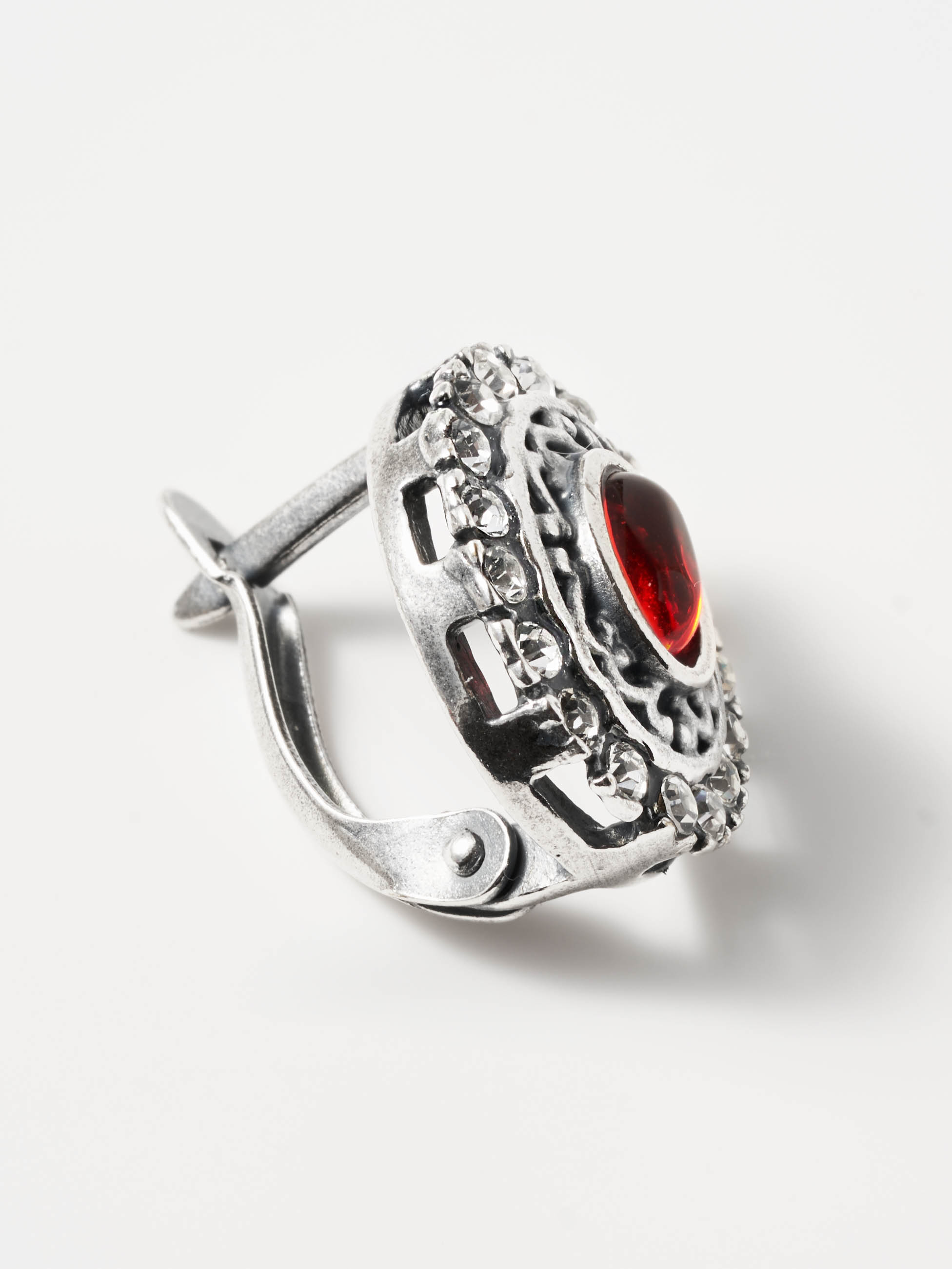 Серьги Shine and Beauty 80158-304-с-рубин - фото 6