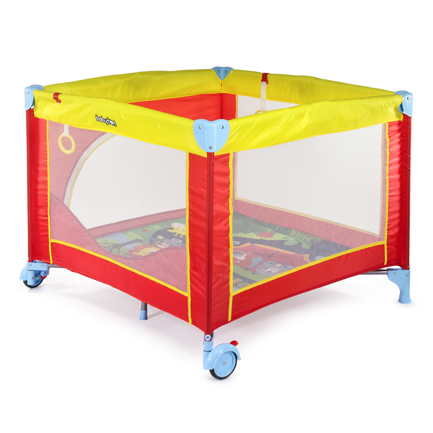 Манеж кровать Babyton Red-Yellow G-400 - фото 6