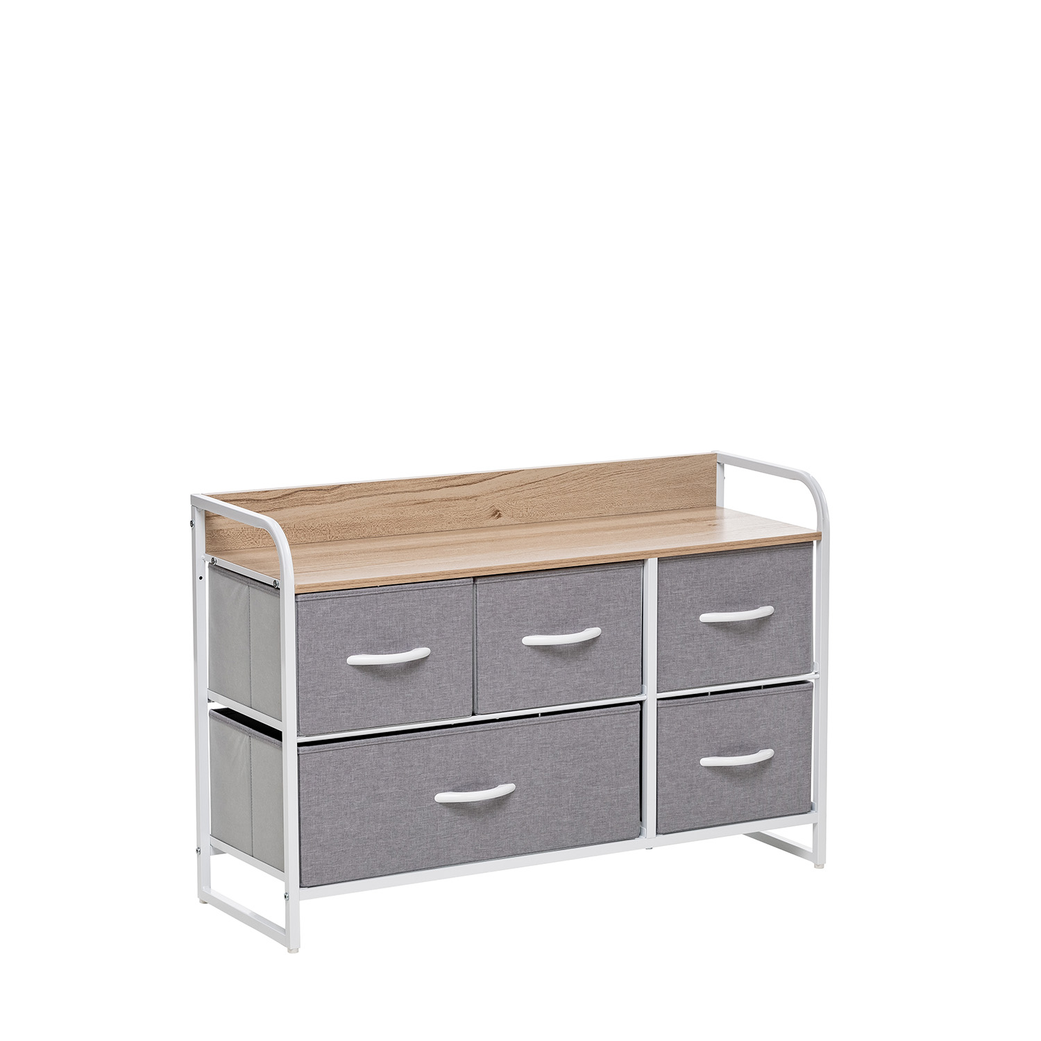Комод Leset Ноа широкий (серый, белый) - фото 2