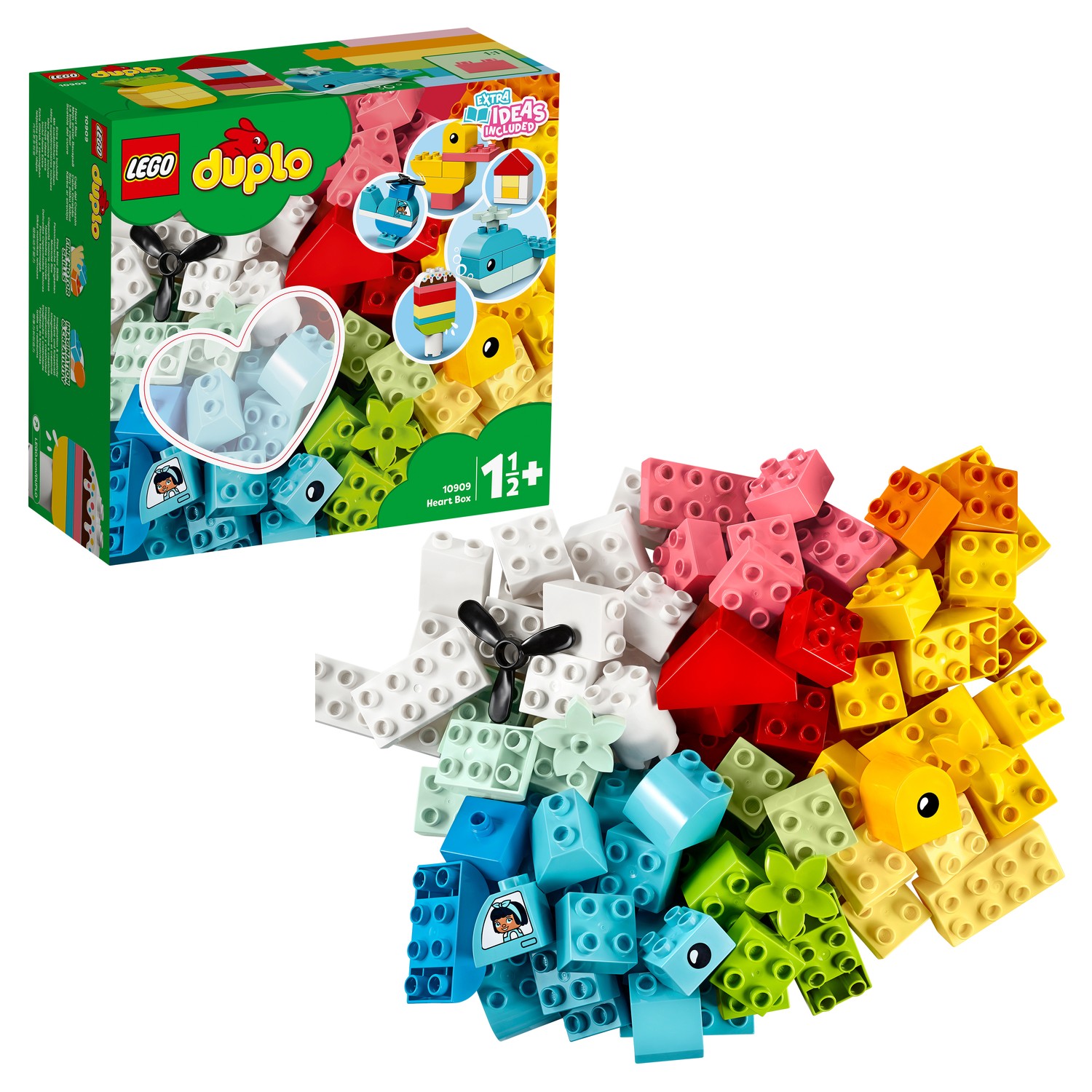 Конструктор LEGO DUPLO Шкатулка-сердечко - фото 1