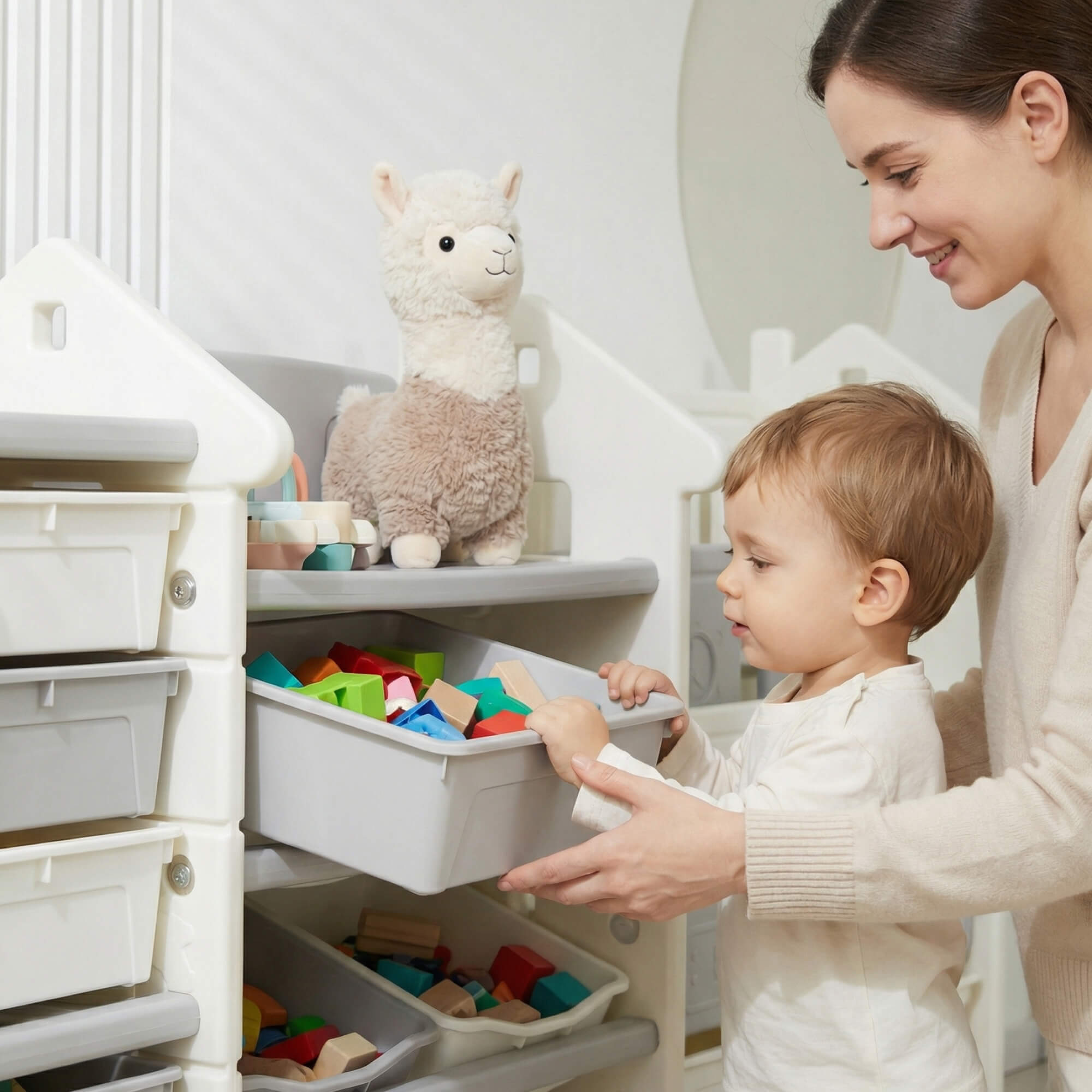 Стеллаж для игрушек и книг UNIX Kids Замок/Сastle - фото 17