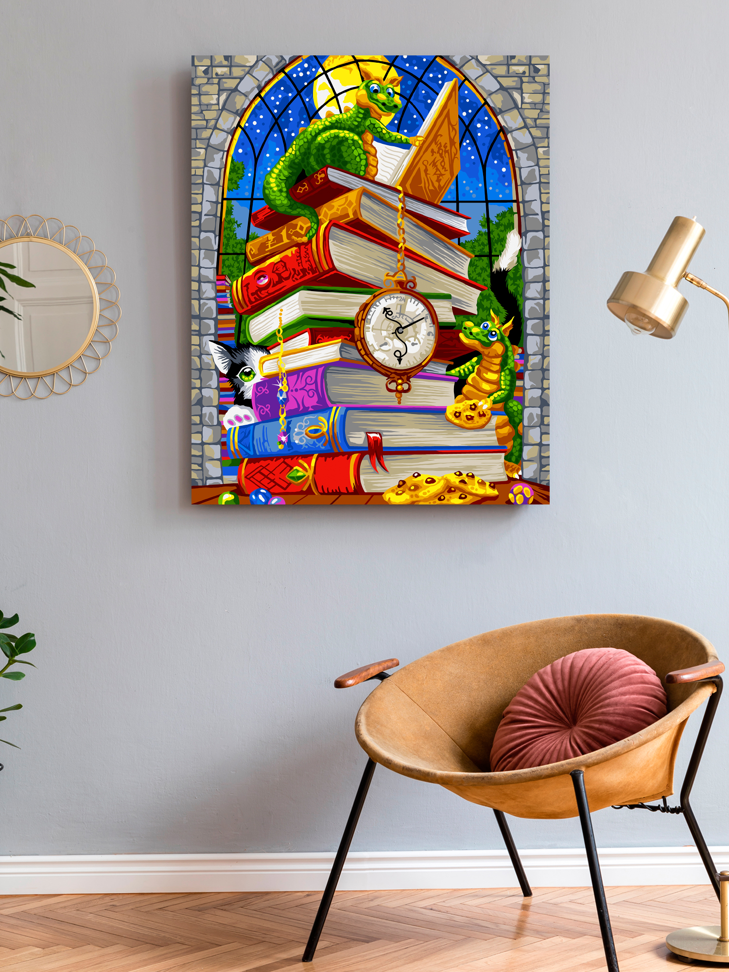 Картина по номерам Art on Canvas Время почитать в ассортименте - фото 3