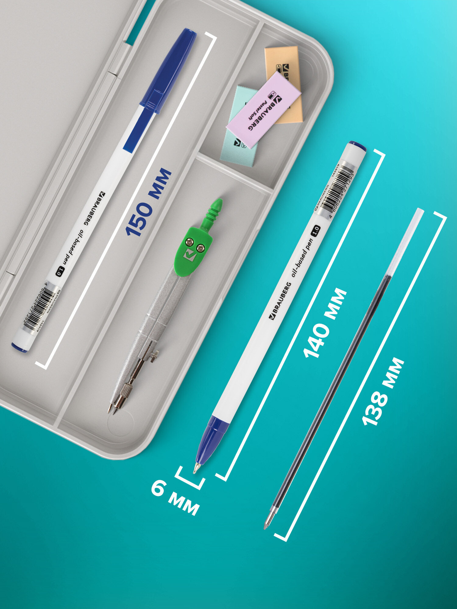 Ручка шариковая Brauberg 48 шт. - фото 4