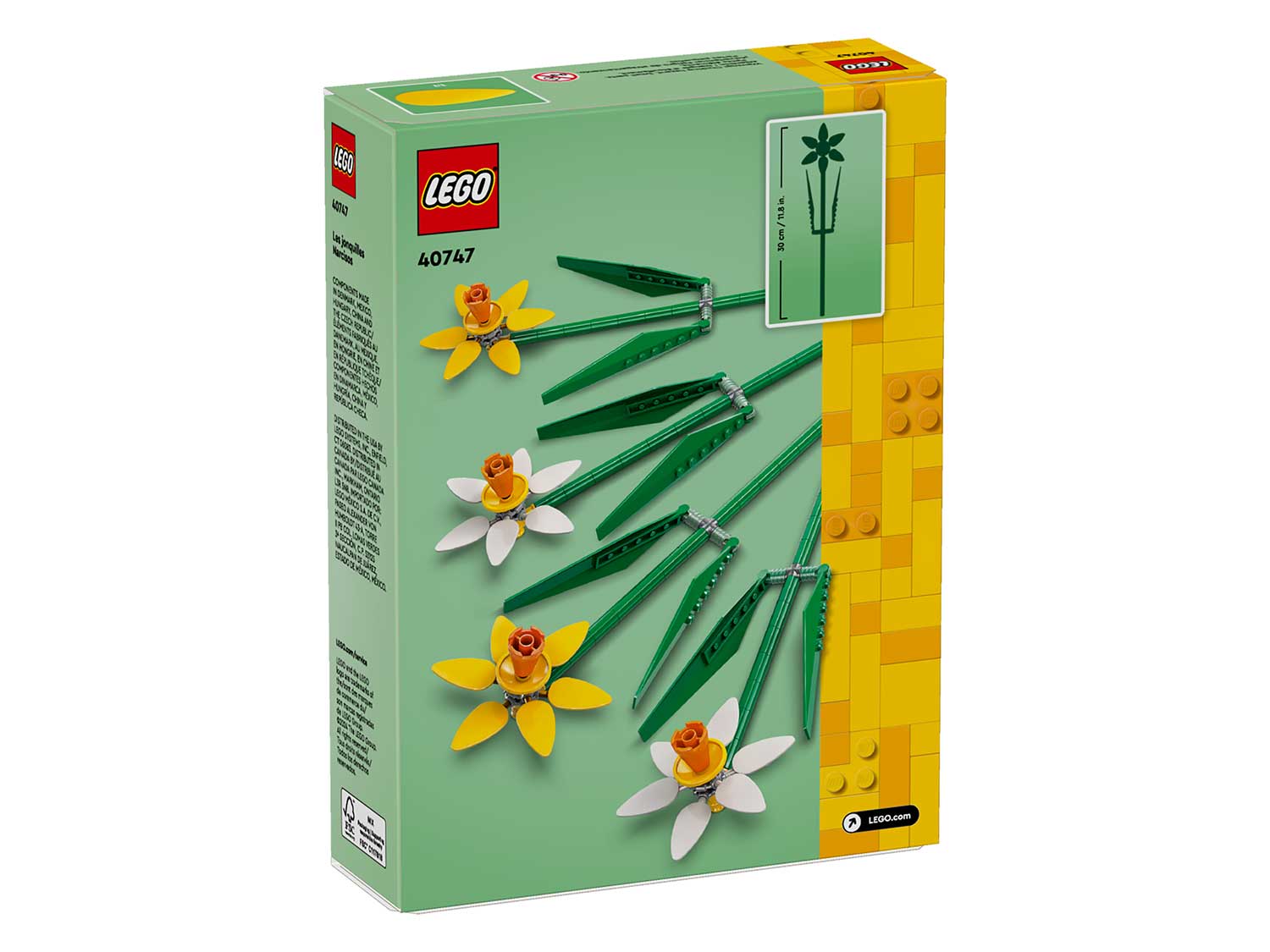 Конструктор LEGO Botanicals Нарциссы 216 дет. - фото 4
