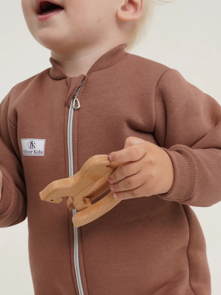 Комбинезон Супер Пупс мод14/темно-бежевый - фото 17