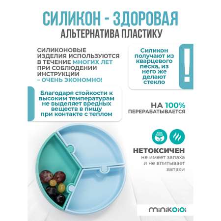 Тарелка MinikOiOi 1 шт. в ассортименте