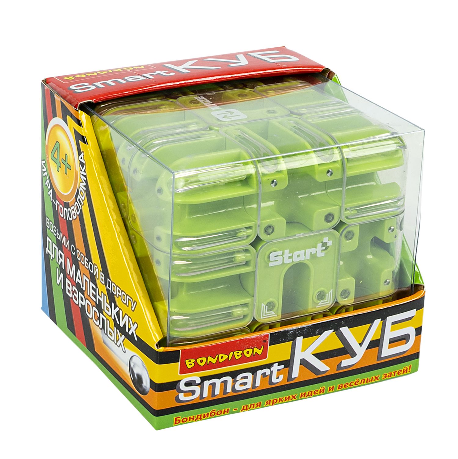 Настольная игра Bondibon Головоломка 3D Smart КУБ - фото 3