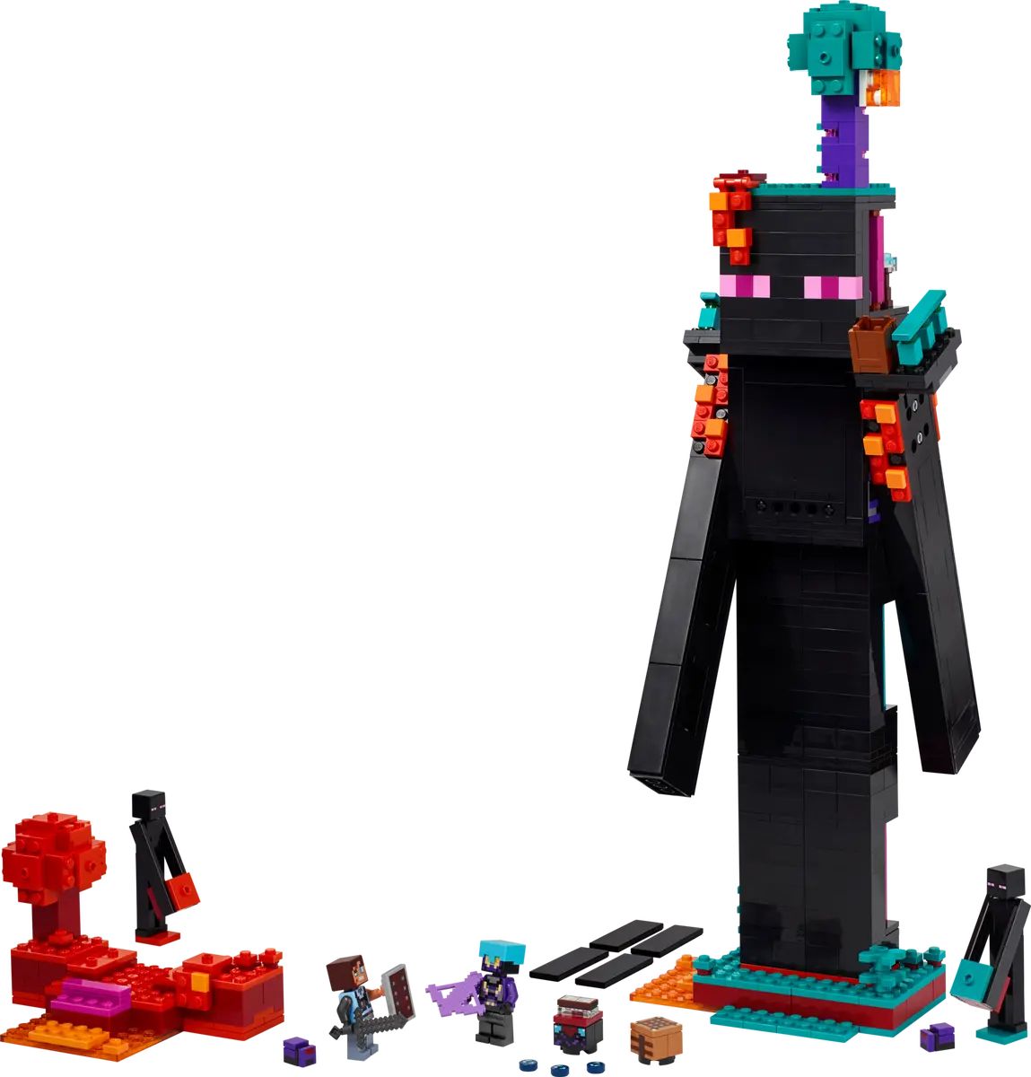 Конструктор LEGO Minecraft Башня Эндермена 867 дет. - фото 2