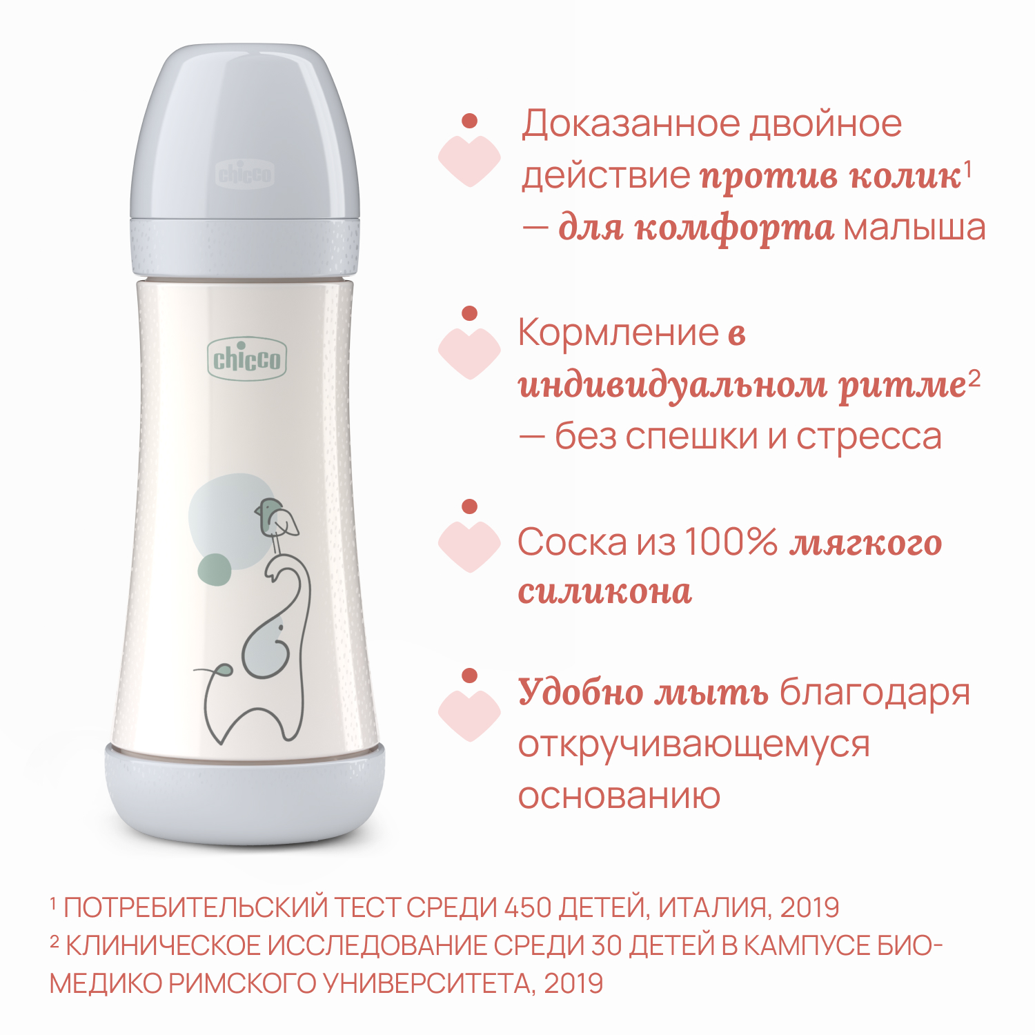 Бутылочка Chicco 300 мл - фото 3