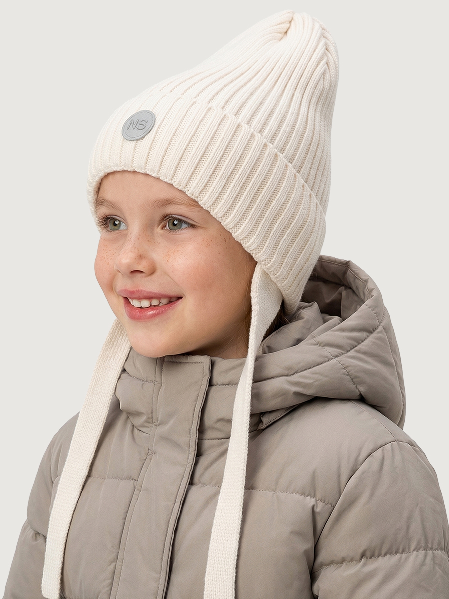 Шапка NIKASTYLE 11м21226 молоко - фото 1