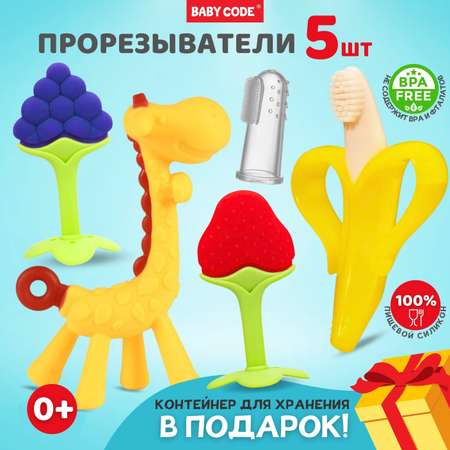 Прорезыватель Baby Code Жираф банан ягоды