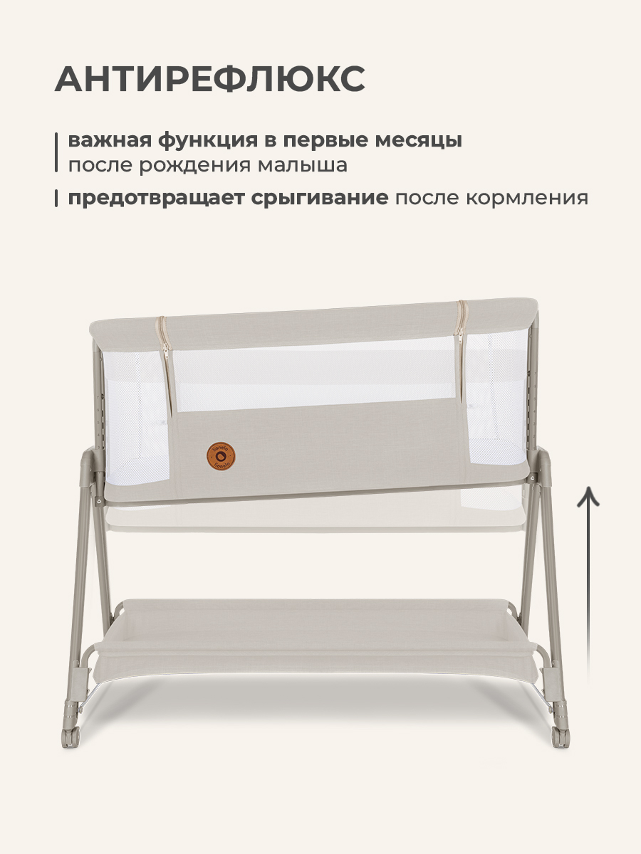 Колыбель Lionelo Luna Beige Sand - фото 5