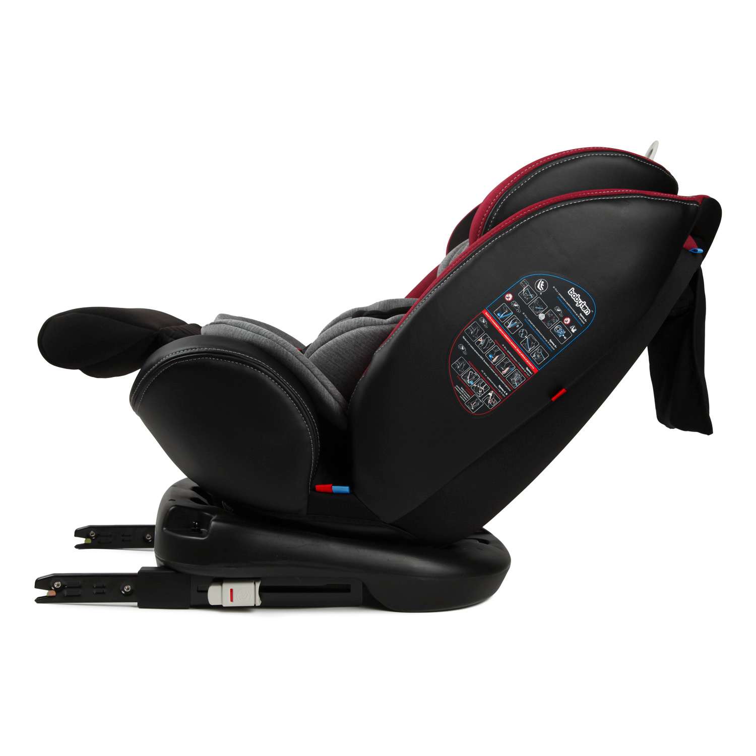 Автокресло Babyton Multi-Stage Black-Red Isofix 0+/1/2/3 (0-36 кг) - фото 18